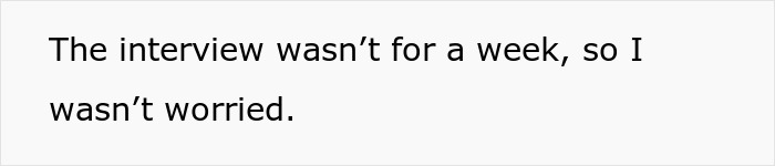 Woman is not worried about her sentimental designer bag as her interview is a week away. Woman is not worried about her sentimental designer bag as her interview is a week away.