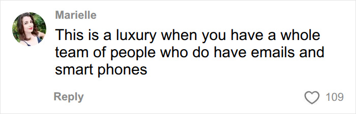 Comment from Marielle discussing Aziz Ansari's lifestyle revelation as a luxury with a team handling emails and phones, impacting his marriage. Comment from Marielle discussing Aziz Ansari's lifestyle revelation as a luxury with a team handling emails and phones, impacting his marriage.
