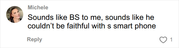 A comment about Aziz Ansari's lifestyle, suggesting he couldn't be faithful with a smartphone, impacting his marriage. A comment about Aziz Ansari's lifestyle, suggesting he couldn't be faithful with a smartphone, impacting his marriage.