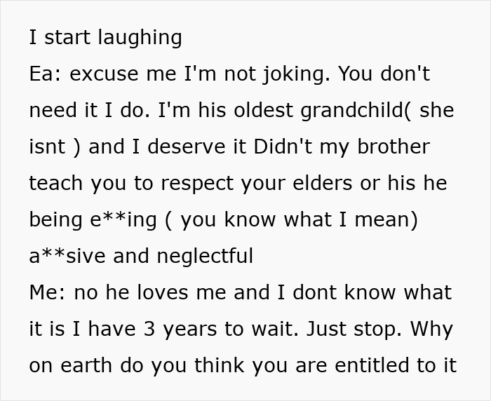 Greedy Aunt Pressures Teen To Give Up His Unclaimed Inheritance, Dad Quickly Puts Her In Her Place
