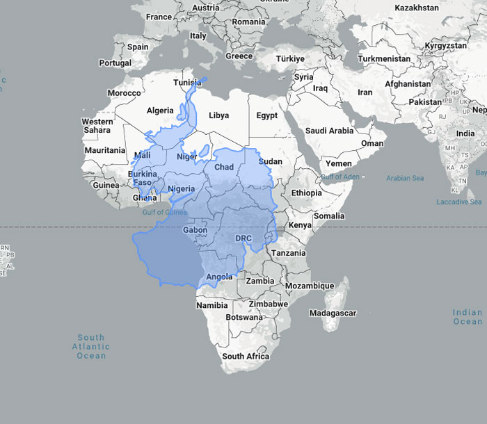 A woman shows the actual scale of continents by overlaying smaller countries onto Africa, highlighting geographical inaccuracies.