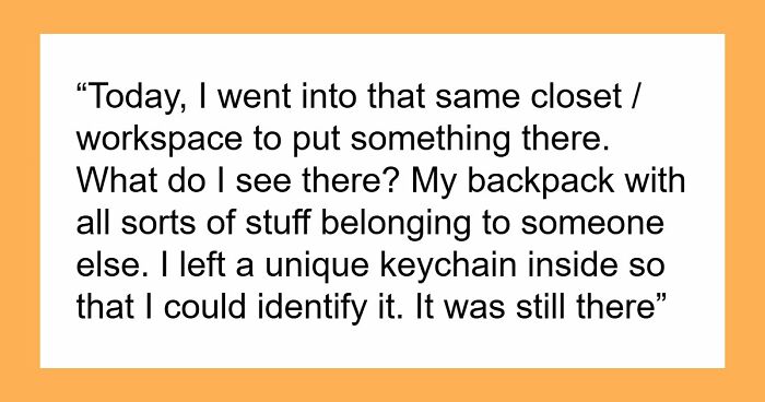 Cleaner Helps Herself To Teacher’s Lost Backpack, Gets Mad When The Owner Helps Herself To It Too