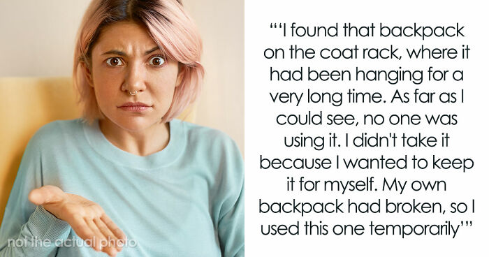 Cleaner Helps Herself To Teacher’s Lost Backpack, Gets Mad When The Owner Helps Herself To It Too