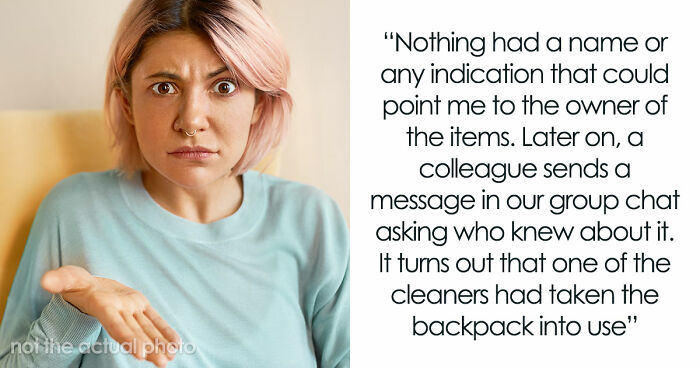Cleaner Helps Herself To Teacher’s Lost Backpack, Gets Mad When The Owner Helps Herself To It Too