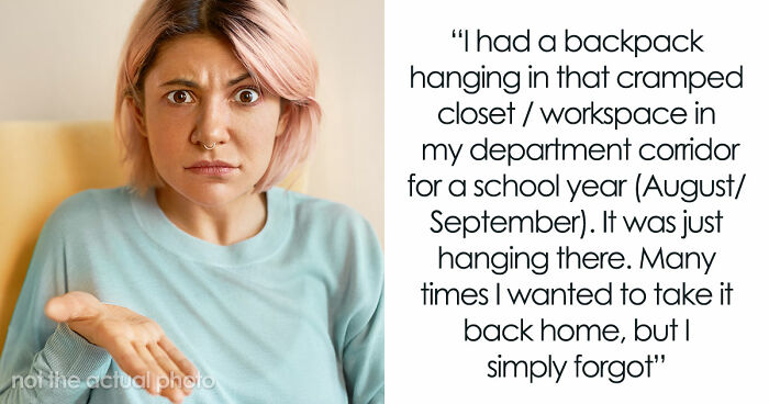 Cleaner Helps Herself To Teacher’s Lost Backpack, Gets Mad When The Owner Helps Herself To It Too