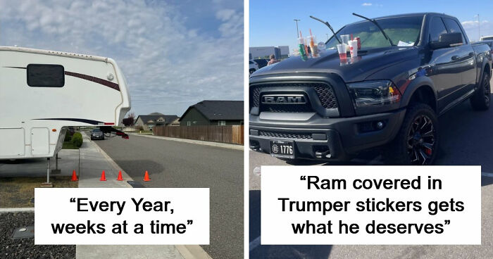 71 Times People Saw Such Outrageous Parking, They Had To Share The Pics Online
