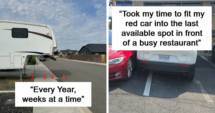 71 Times People Saw Such Outrageous Parking, They Had To Share The Pics Online