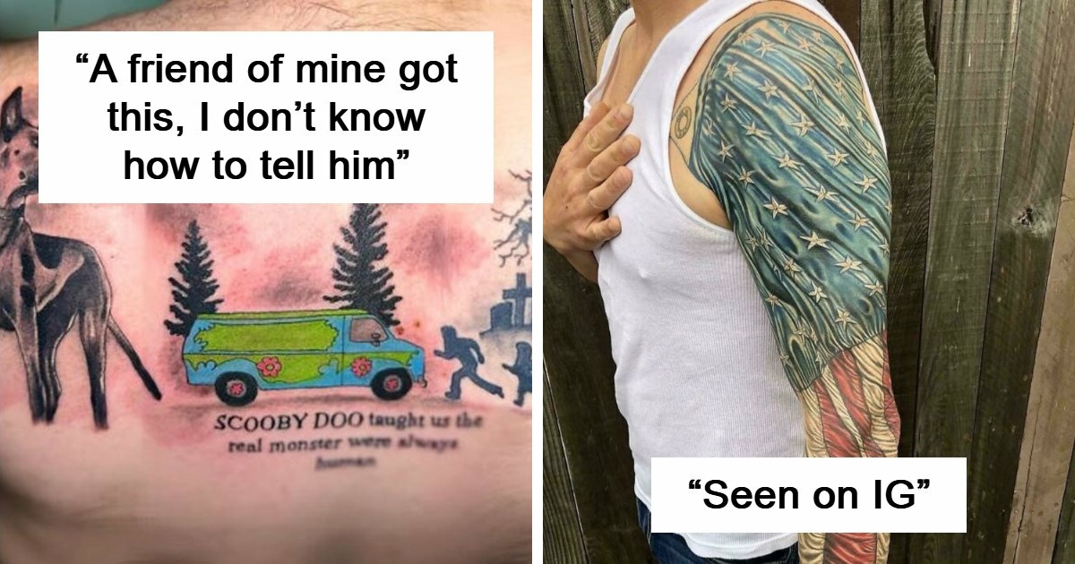 46 Regrettable Tattoo Choices That People Have to Live With | Bored Panda