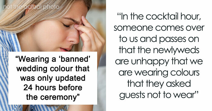 Couple Finds Out They Wore The Wrong Color To A Wedding: “An Idea From TikTok”