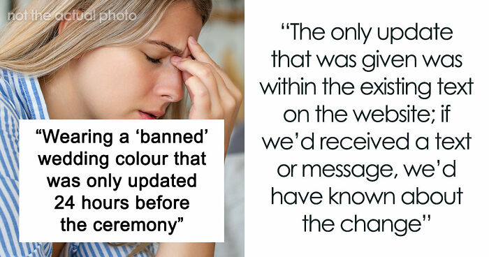 Couple Finds Out They Wore The Wrong Color To A Wedding: “An Idea From TikTok”