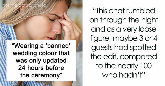 Couple Finds Out They Wore The Wrong Color To A Wedding: “An Idea From TikTok”