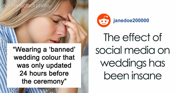 Couple Finds Out They Wore The Wrong Color To A Wedding: “An Idea From TikTok”