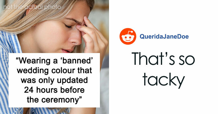 Couple Finds Out They Wore The Wrong Color To A Wedding: “An Idea From TikTok”