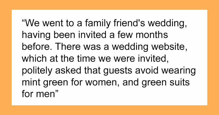 Couple Finds Out They Wore The Wrong Color To A Wedding: “An Idea From TikTok”