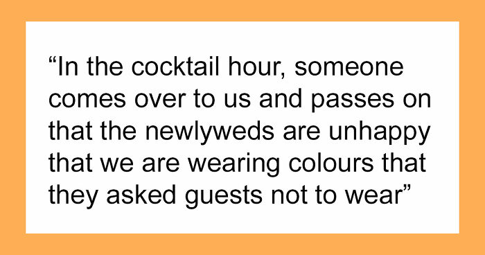 Couple Finds Out They Wore The Wrong Color To A Wedding: “An Idea From TikTok”