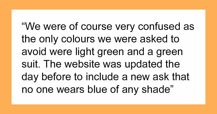 Couple Finds Out They Wore The Wrong Color To A Wedding: “An Idea From TikTok”