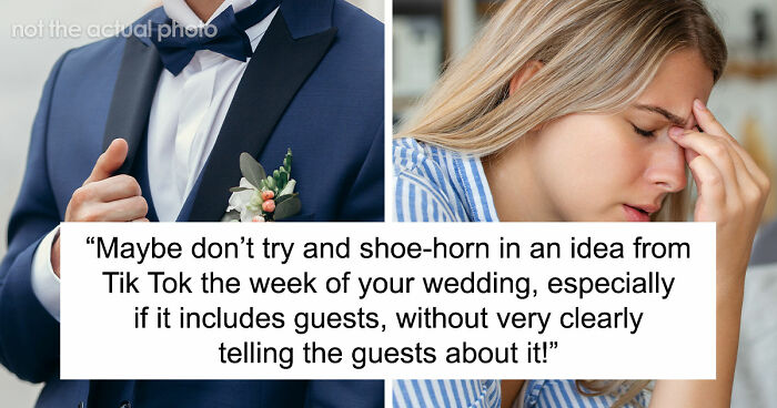 Couple Finds Out They Wore The Wrong Color To A Wedding: “An Idea From TikTok”