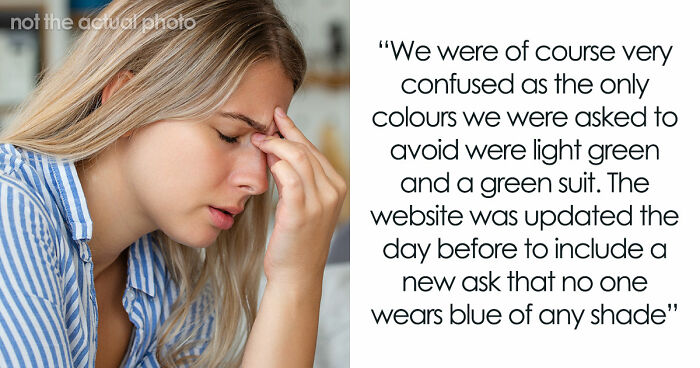 Couple Finds Out They Wore The Wrong Color To A Wedding: “An Idea From TikTok”