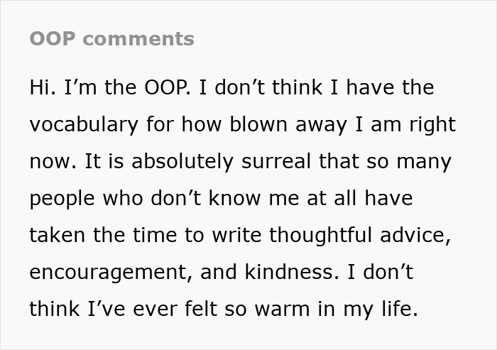 A teen expresses gratitude for advice and encouragement after escaping controlling mom and body lies. A teen expresses gratitude for advice and encouragement after escaping controlling mom and body lies.