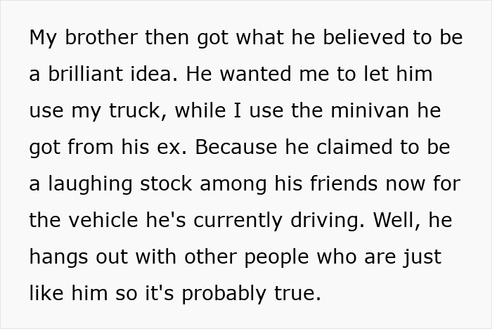 Failed Truck Purchase Turns Into Brothers' Rivalry, Proving Older Bro’s Desire To Needlessly Compete Failed Truck Purchase Turns Into Brothers' Rivalry, Proving Older Bro’s Desire To Needlessly Compete