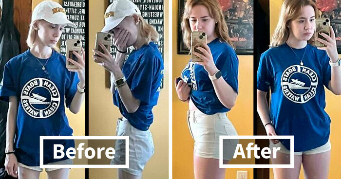 90 Amazing Before And After Photos Of People Changing Into Who They Want To Be