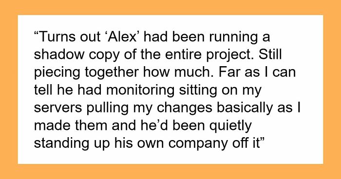 Man Lets Bestie Live With Him For Months, Learns Friend Spent Years Planning To Steal His Startup