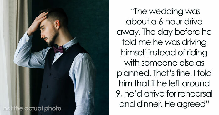 Best Man Makes A 6-Hour Trip To The Wedding, Somehow The Last Few Steps Are The Ones He Never Takes