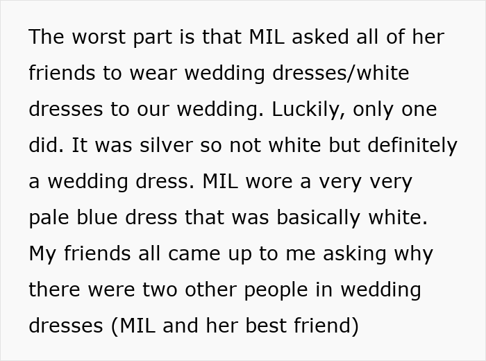 MIL Hijacks The Wedding, Dresses Guests In White, And Leaves The Bride Out Of The Family Photos