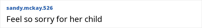 Screenshot of a comment about Bonnie Blue and her baby.