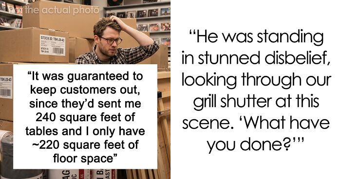 Boss Can’t Get That His Stupid Idea Will Actually Physically Prevent Customers From Entering The Store