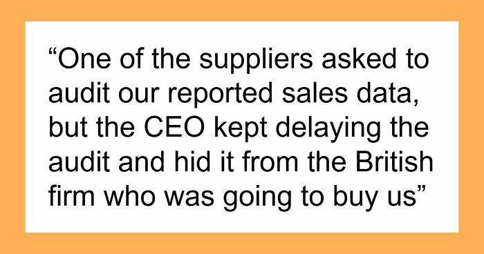Horrible CEO Threatens Employees For Silence, Doesn’t Realize They Kept Proof Of His Fraud
