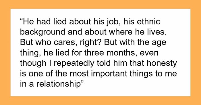 Woman Wary Of Age-Gap Relationships Is Shocked After Learning 31YO BF Is Actually 41YO