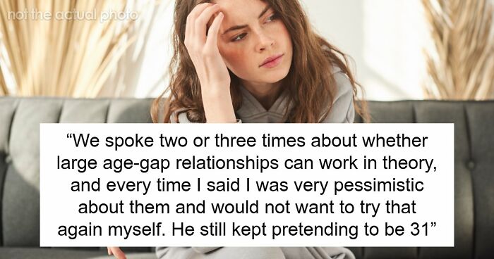 Woman Wary Of Age-Gap Relationships Is Shocked After Learning 31YO BF Is Actually 41YO