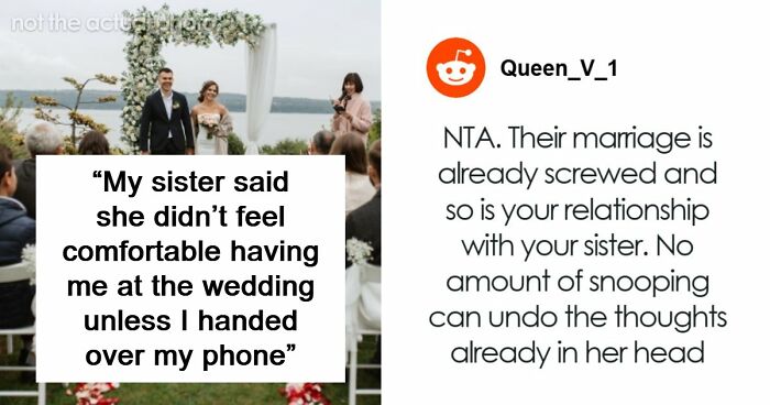 Bride Makes Sister Prove She Never Had Feelings For The Groom If She Wants To Attend Her Wedding