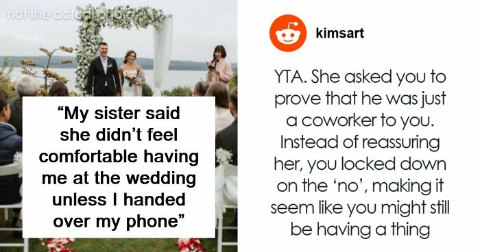 Bride Makes Sister Prove She Never Had Feelings For The Groom If She Wants To Attend Her Wedding