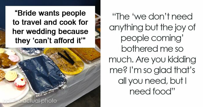 People Are Discussing Bride’s Idea Of A Potluck Wedding And It’s Pretty Triggering For Some