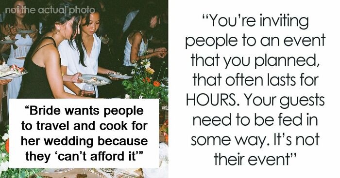 People Are Discussing Bride’s Idea Of A Potluck Wedding And It’s Pretty Triggering For Some