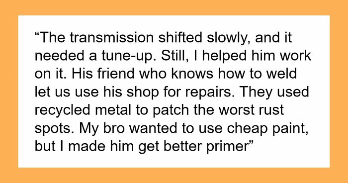 Older Bro Decides Life Is A Competition, Makes New Truck His New Obsession, Family Drama Unfolds