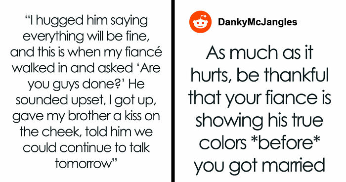 Jealous Fiancé Goes Ballistic And Calls Off Wedding, Mad As Fiancée Hugs And Kisses Bro On The Cheek