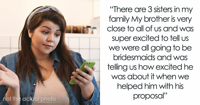 Groom Promises All 3 Sisters Bridesmaid Dresses, Bride Hands Out Rejection Letters Based On Weight