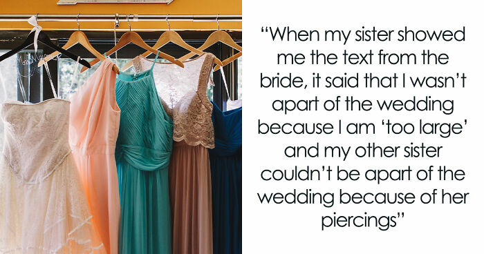Groom Promises All 3 Sisters Bridesmaid Dresses, Bride Hands Out Rejection Letters Based On Weight
