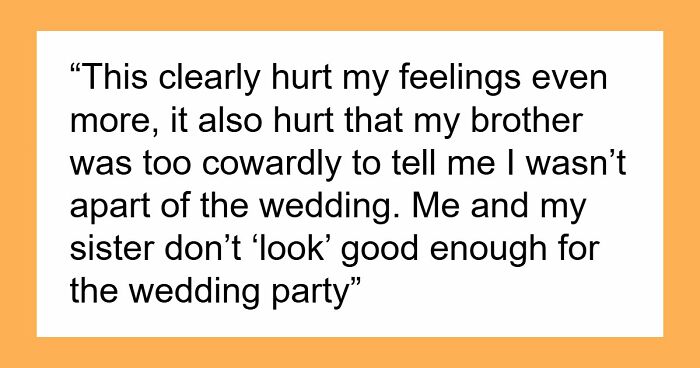 Groom Promises All 3 Sisters Bridesmaid Dresses, Bride Hands Out Rejection Letters Based On Weight