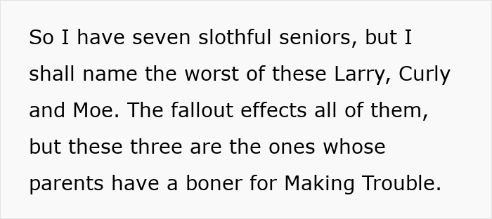 Lazy Seniors Force Classmates To Do All The Work, Teacher's Trap Blows Up In Their Faces Lazy Seniors Force Classmates To Do All The Work, Teacher's Trap Blows Up In Their Faces