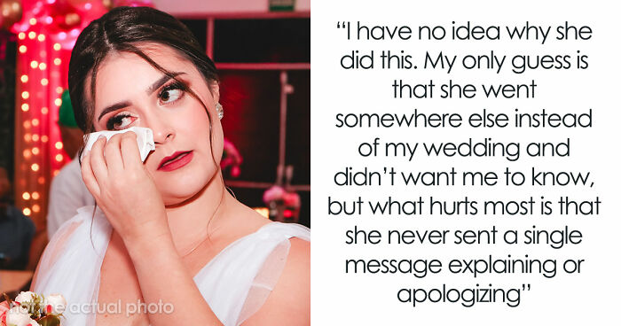 Influencer Bestie Ghosts Bride On The Wedding Day, Blocks Her And Goes No-Contact For No Reason