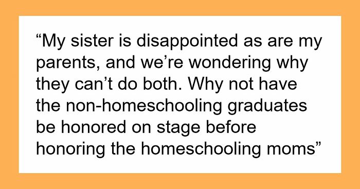 Church Enforces Homeschooling Ideology, 18YO Upset That They Cancel Their Own Graduation Tradition