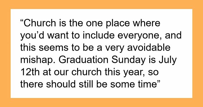 Church Enforces Homeschooling Ideology, 18YO Upset That They Cancel Their Own Graduation Tradition