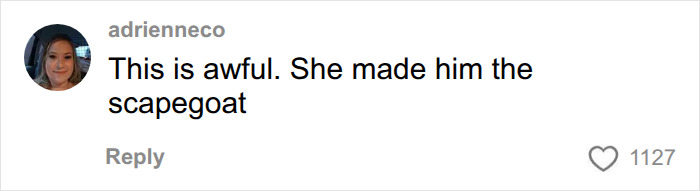 A social media comment about Collin Gosselin being made a scapegoat regarding his behavioral facility stay. A social media comment about Collin Gosselin being made a scapegoat regarding his behavioral facility stay.
