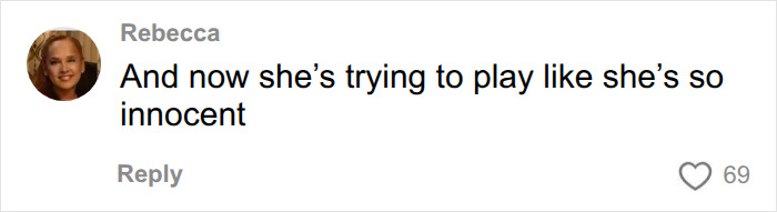 A social media comment criticizing Kate Gosselin's portrayal of innocence regarding Collin Gosselin's behavioral facility. A social media comment criticizing Kate Gosselin's portrayal of innocence regarding Collin Gosselin's behavioral facility.