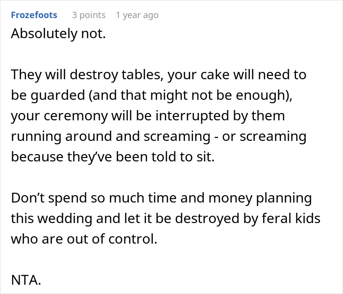 Bride Refuses To Gamble With Her Wedding After Sister Fails To Parent Her Wild Children: “Kids Will Be Kids” Bride Refuses To Gamble With Her Wedding After Sister Fails To Parent Her Wild Children: “Kids Will Be Kids”