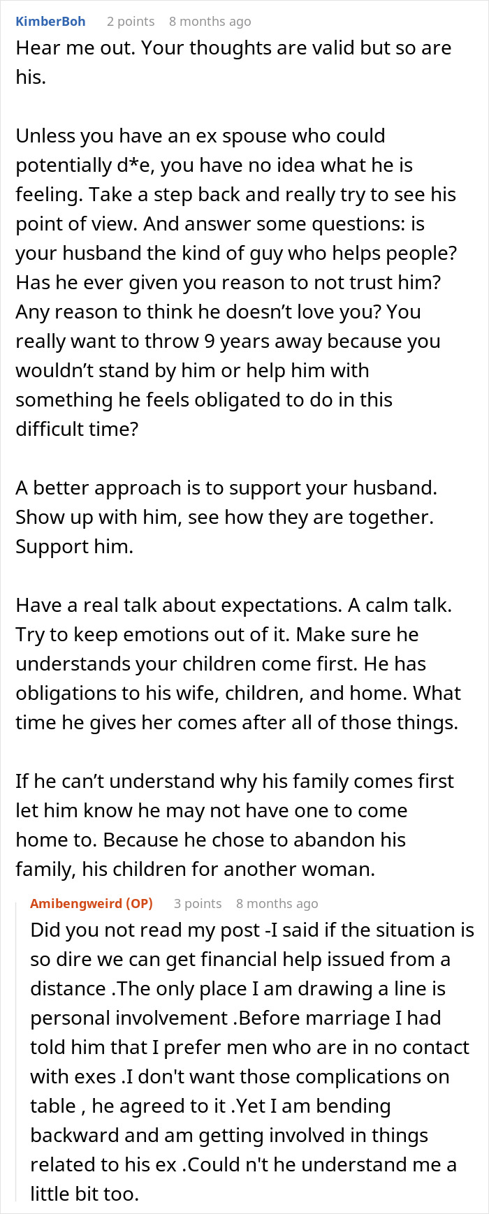 Husband Drops Everything To Help His Sick Ex Wife, Doesn't Care What His Current Wife Thinks Husband Drops Everything To Help His Sick Ex Wife, Doesn't Care What His Current Wife Thinks